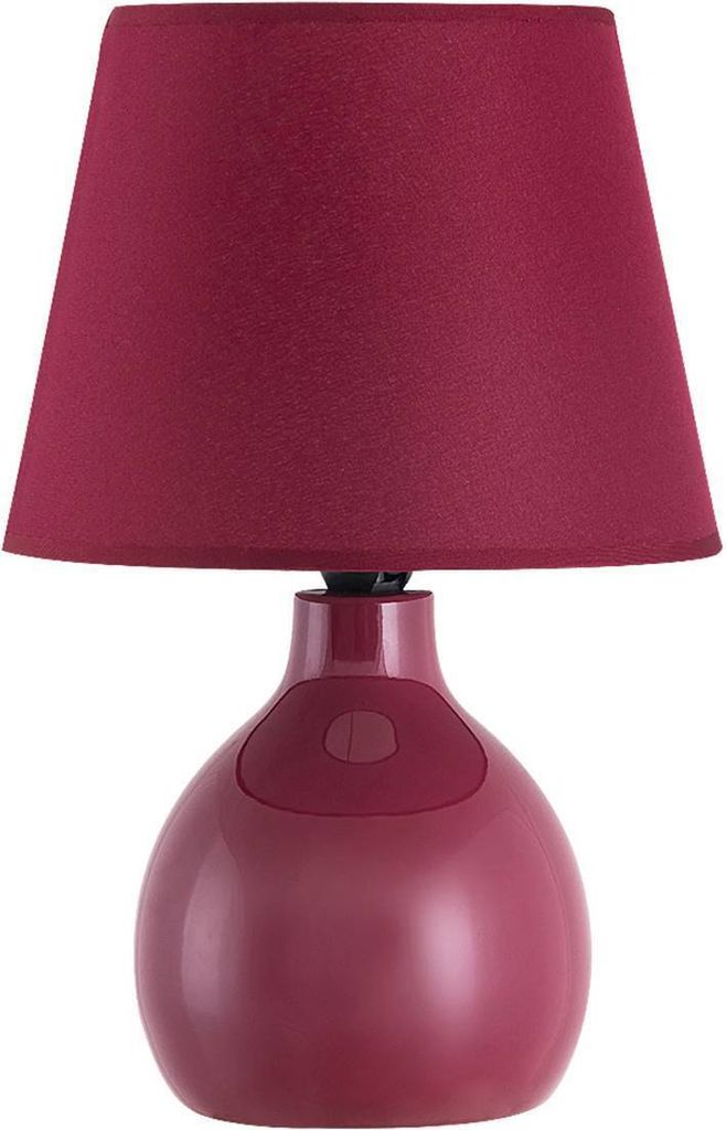 Lampa nocna stołowa bordowa E14 Ingrid 4478 Rabalux Zdjęcie produktu 