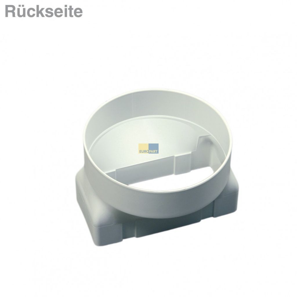 LUTH Premium Übergangsstück 100mm Rundrohr Auf Flachkanal 234x29mm - Dalap 6005