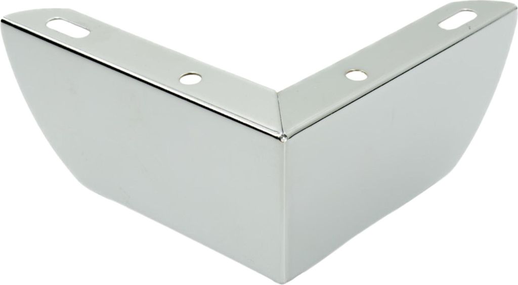 Pie de mueble Eck, fabricado en metal cromado, con una Imagen del producto 