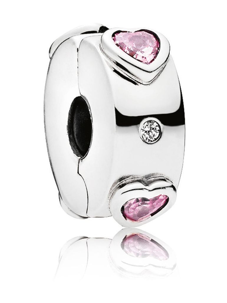 Pandora 796591FPC Charm Clip Glücksgefühle Silber Produktbild 