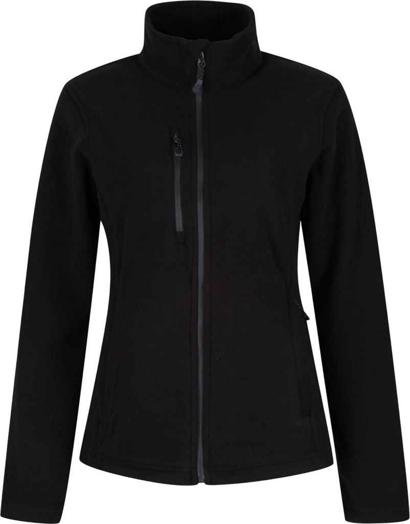Regatta Professional - Fleecejacke Durchgehender Reißverschluss für Damen FK2003 (44 DE) (Schwarz)
