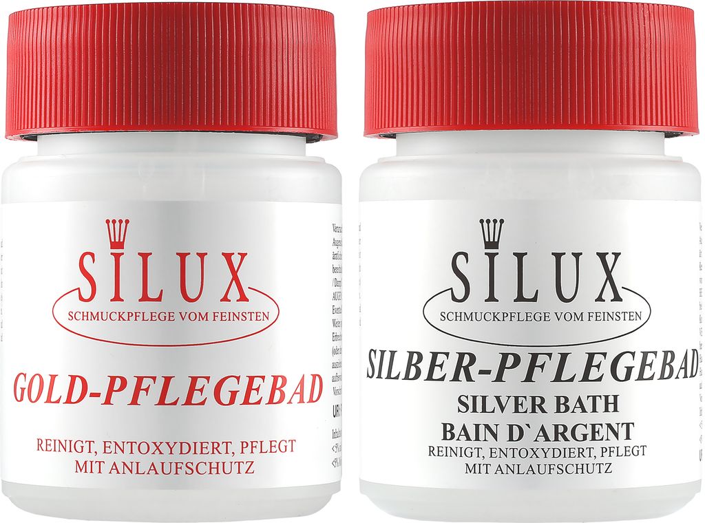 Silberbad und Goldbad für Schmuck 2x 200 ml Produktbild 