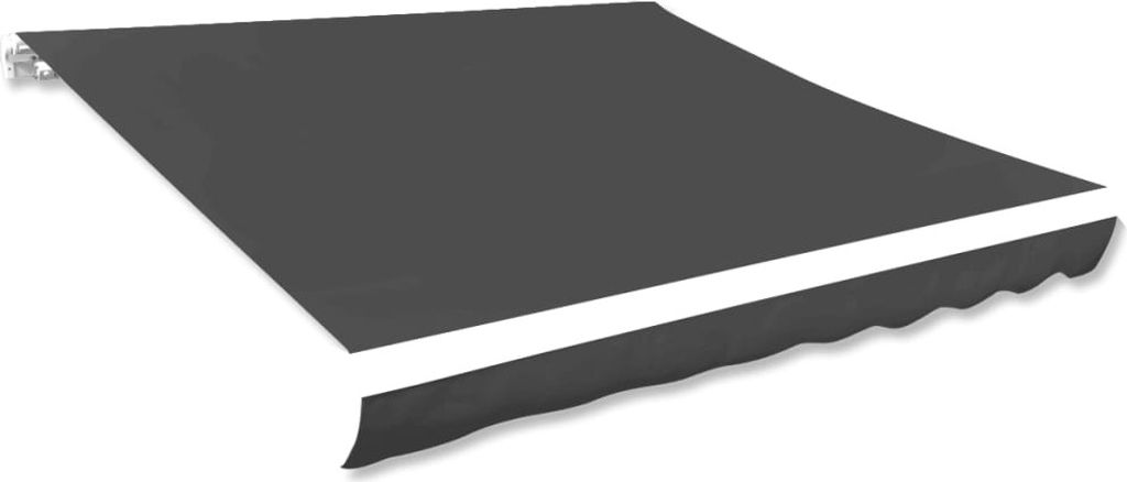 Möbel Markisenbespannung Canvas Anthrazit 500x300 cm - Markisentuch 143712