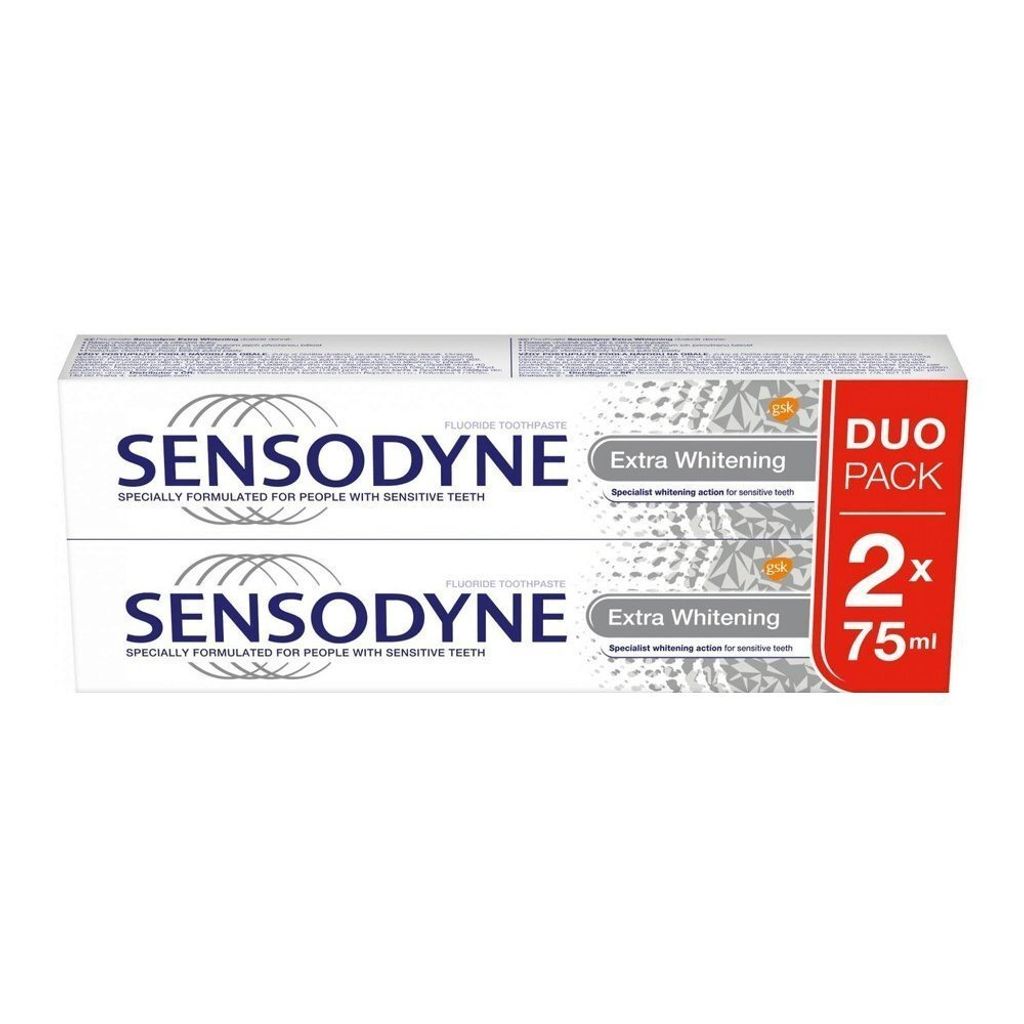 SENSODYNE Extra Whitening Toothpaste 75ml - Pack of 2