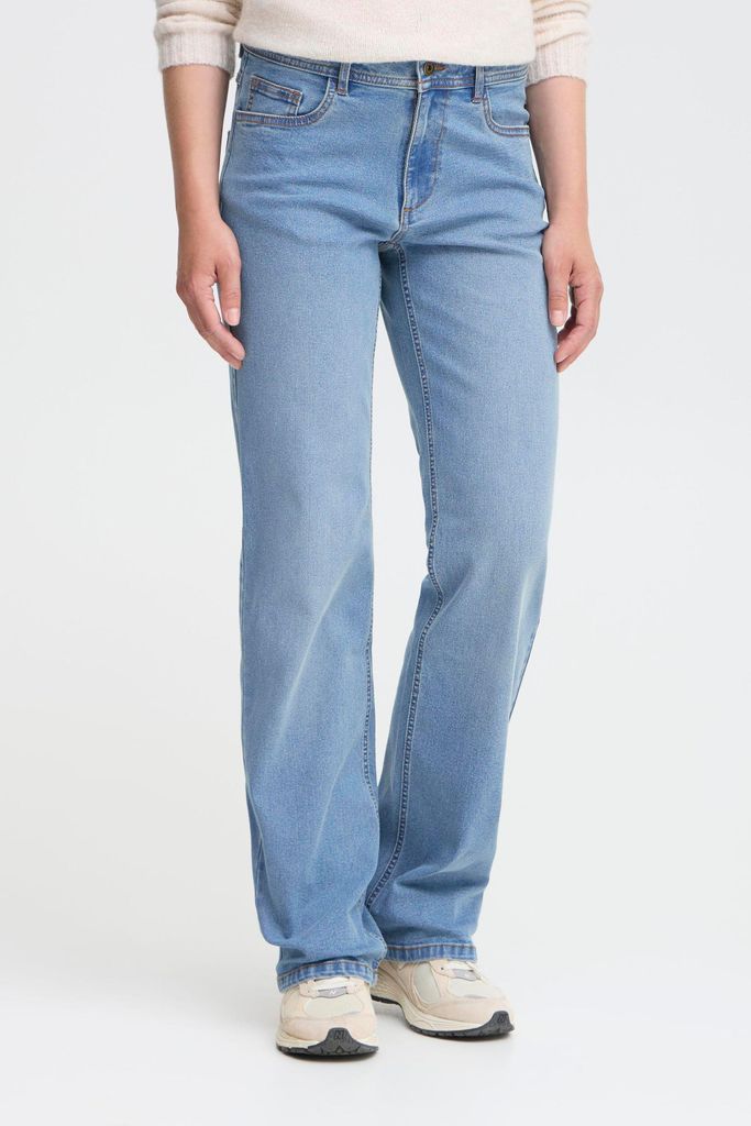 OXMO OXHELLE STRAIGHT JEANS Damen Jeanshose Straight-Fit-Jeans Hose 100% Baumwolle regular fit