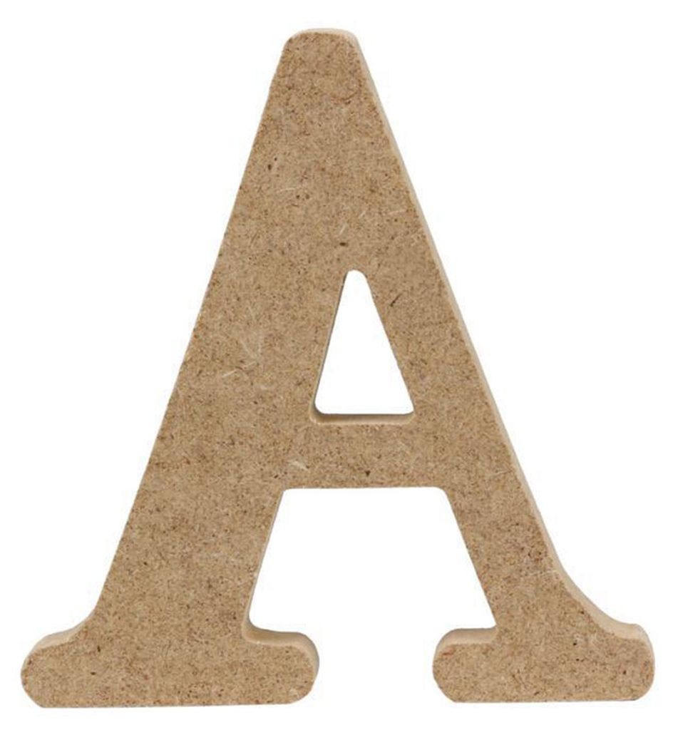 4 Zoll große Holzbuchstaben, Alphabet-Schild für DIY-Malerei, Kunsthandwerk, Hochzeit, Heimwanddekoration A