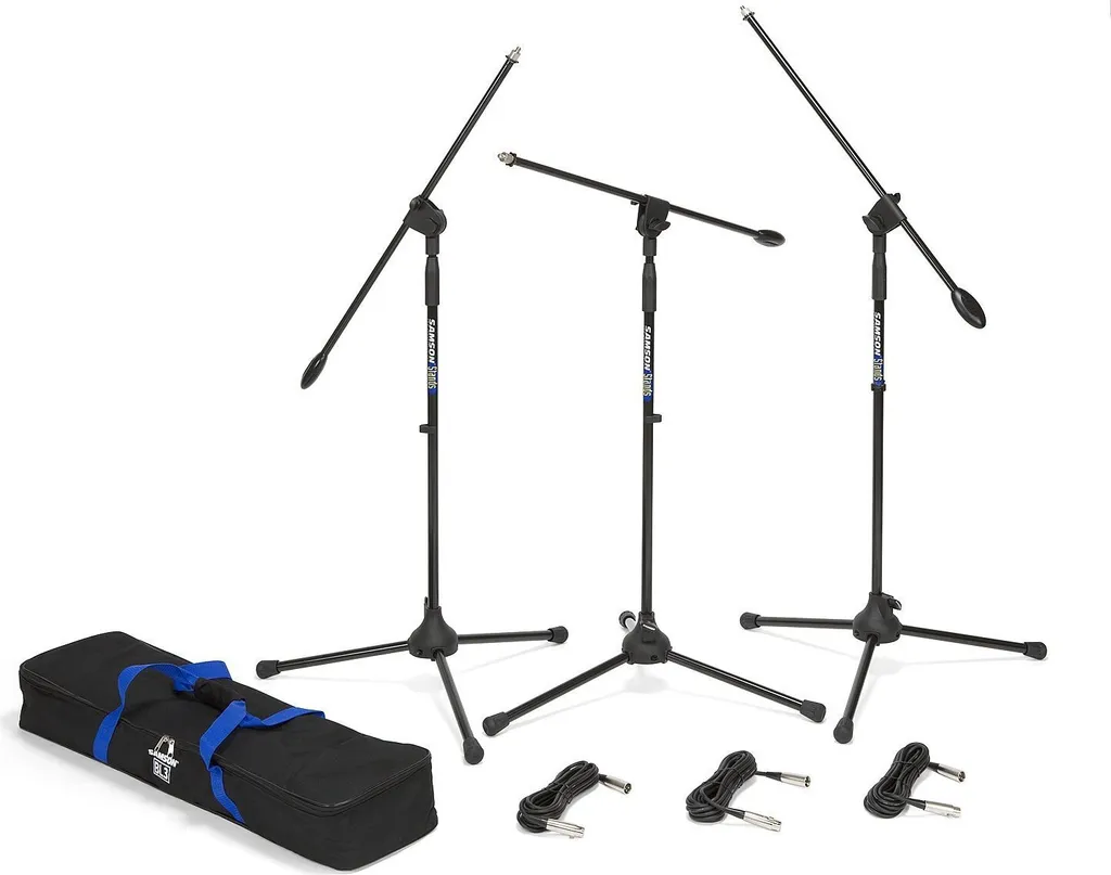 Samson BL3VP Set 3 Aste Microfono Professionali - Kit Risparmio