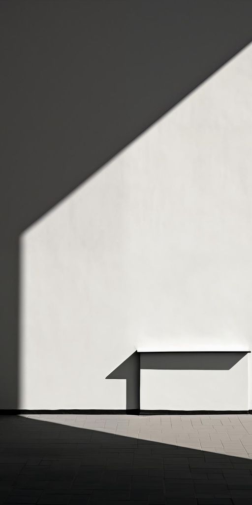 Plakat 50x100cm Kontrast von Licht und Schatten