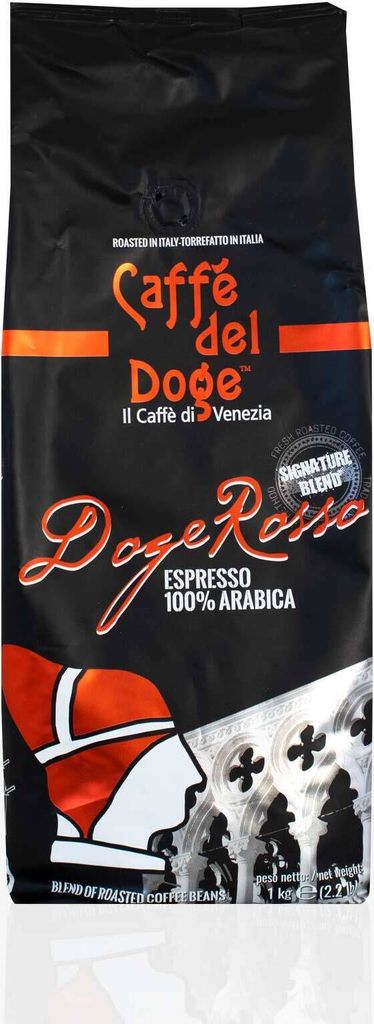 Caffè del Doge Rosso Espresso 100% Arabica 1kg Kaffeebohnen