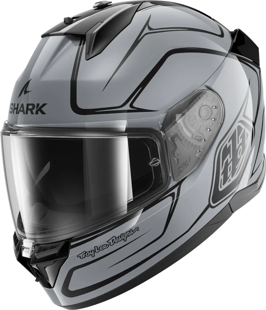Casque Moto Intégral Shark D-Skwal 3 Drone Noir et Argent - Taille 2XL