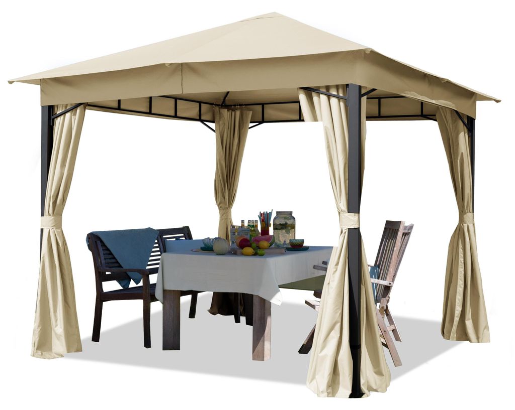 TOOLPORT Tonnelle de Jardin 3x3 m pavillon, bâche de toit Image du produit 