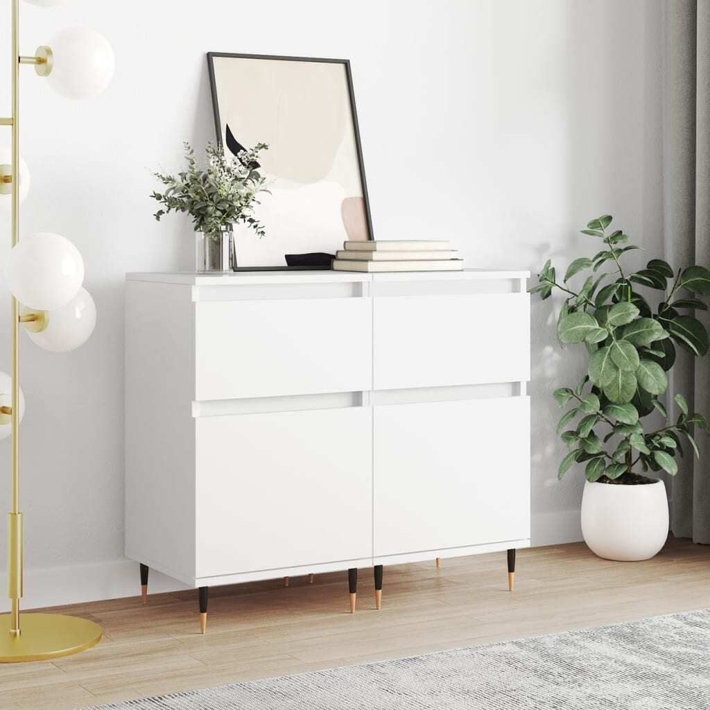 "2026 Promotion" Sideboards 2 Stk. - Anrichte - Weiß 40x35x70 cm Holzwerkstoff - Kommoden CC29622
