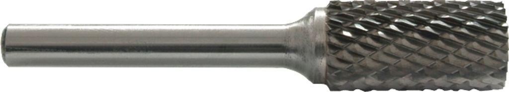 Frässtift ZYA (SA), Form A, Zylinder ohne Stimverzahnung, Größen:Ø 10 / Arbeitslänge = 19