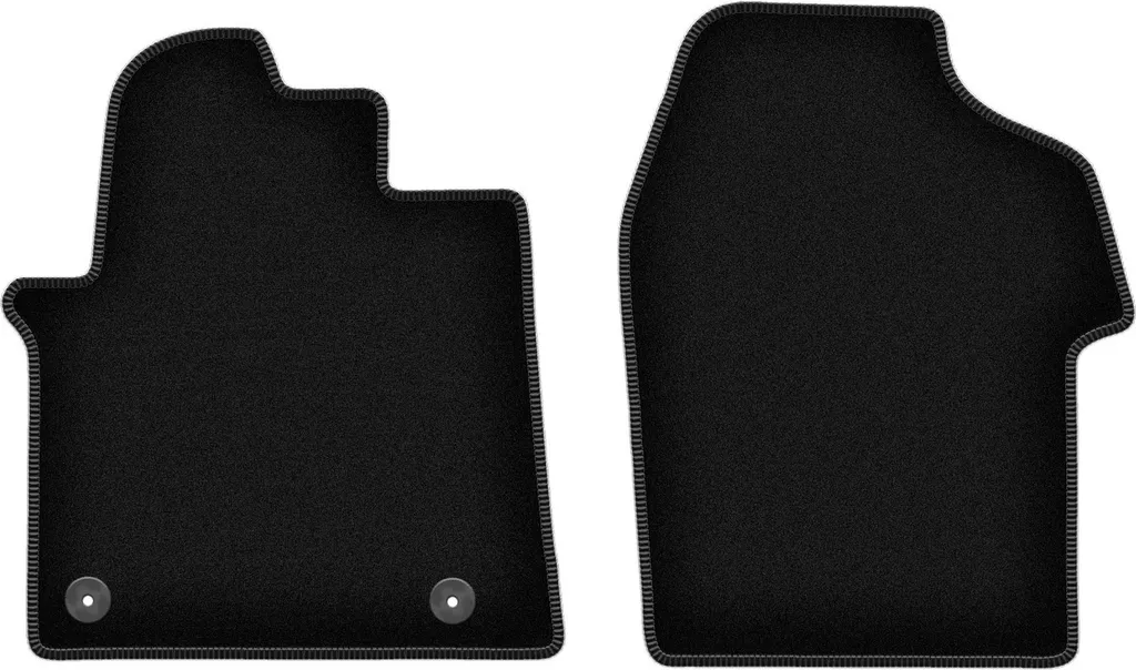 Tappetini Fiat Talento 2016- Velluto Nero Set 4pz Fissaggi Originali