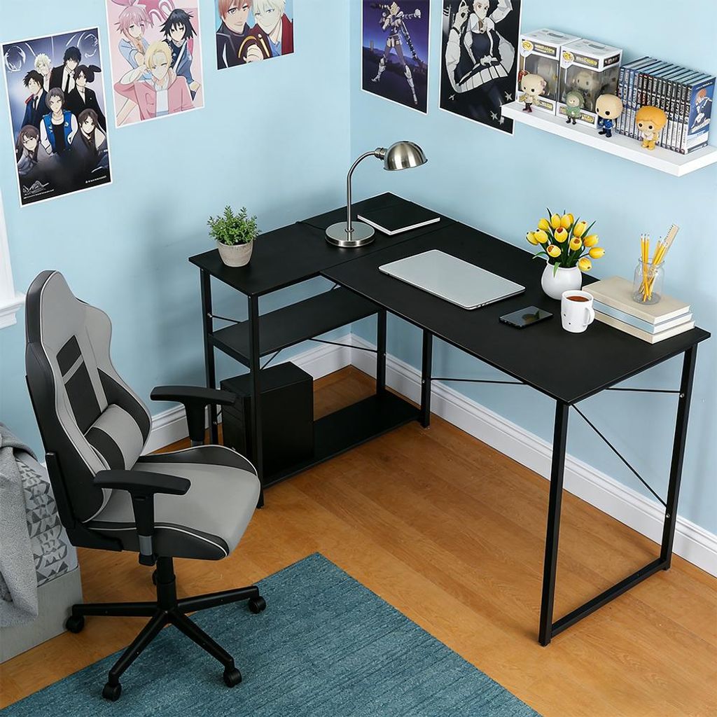 L Form Schreibtisch Gaming Tisch Eckschreibtisch mit Produktbild 