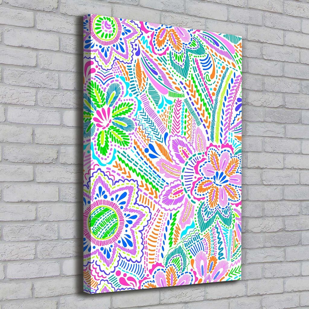 Tulup Leinwandbild - 70x100cm - Wandkunst - Drucke auf Leinwand - Leinwanddruck - Wohnzimmer Wanddekoration XXL - Wohnung Deko Kunstdrucke - Blum...