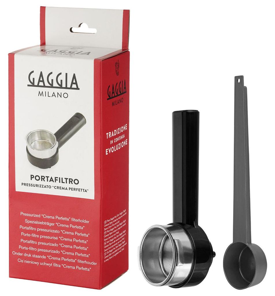Gaggia Filterträger Siebträger Filterhalter mit Löffel Produktbild 