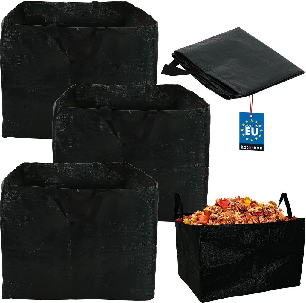 KOTARBAU® 3er Set Gartenabfallsack Mörtelkübel 120 L Produktbild 