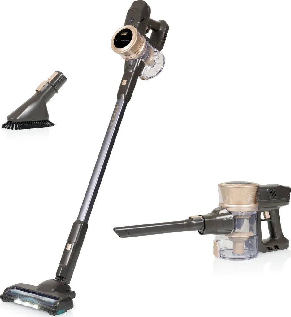 Aspirateur balai sans fil 300W Princess anthracite avec brosse spéciale