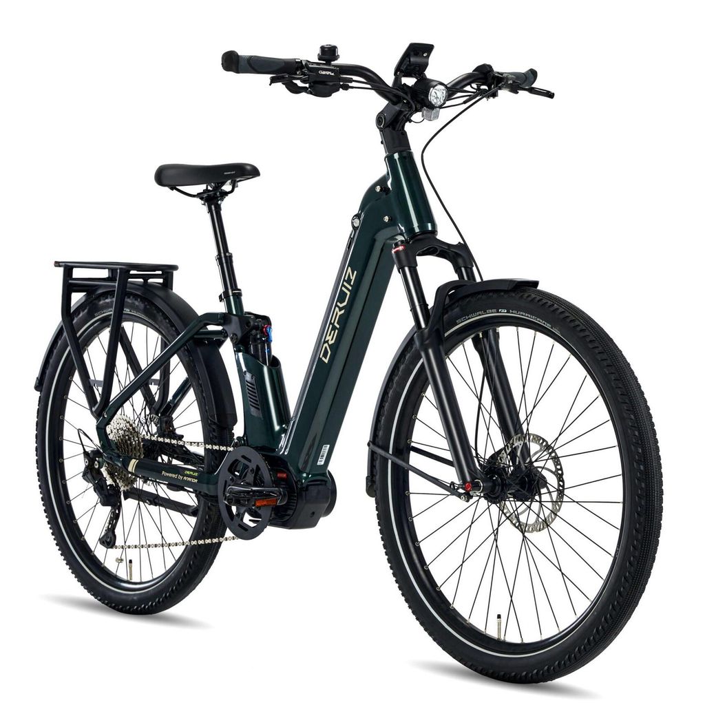 E-Bike Faltrad Deruiz Peridot Comfort – 20′′ Falt E-Bike mit Federsattelstütze 8 Gang SHIMANO SHIMANO ALTUS 11-32T Schaltwerk, Kettenschaltung,...