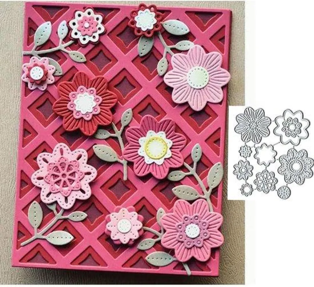 Pochoir de découpe pour cartes de vœux et création d'albums photos