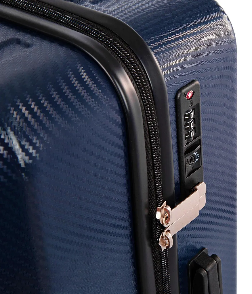 Valise Cabine pour Avion 40x20x55 cm Compactor Bleu - Spéciale Petit Format - 8