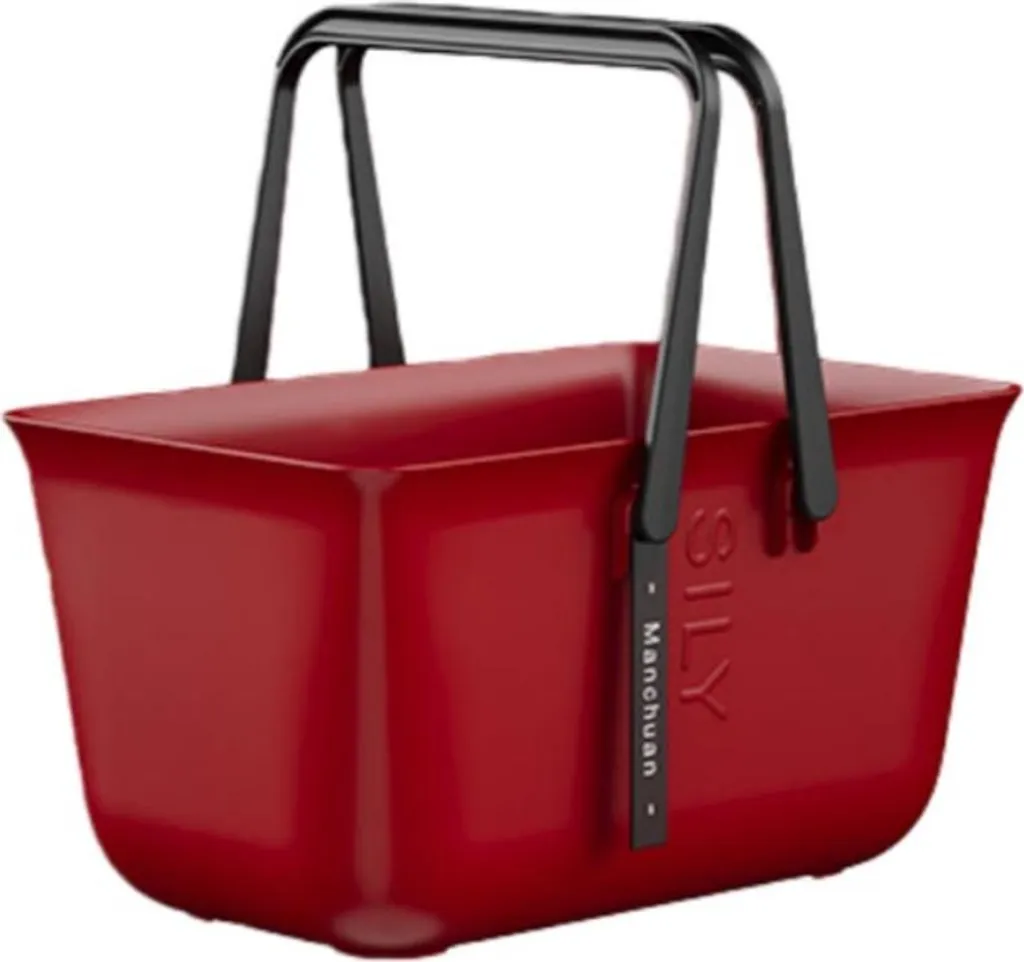 Kit Doccia Dormitorio INF Rosso - Cesto Portatile Antibatterico