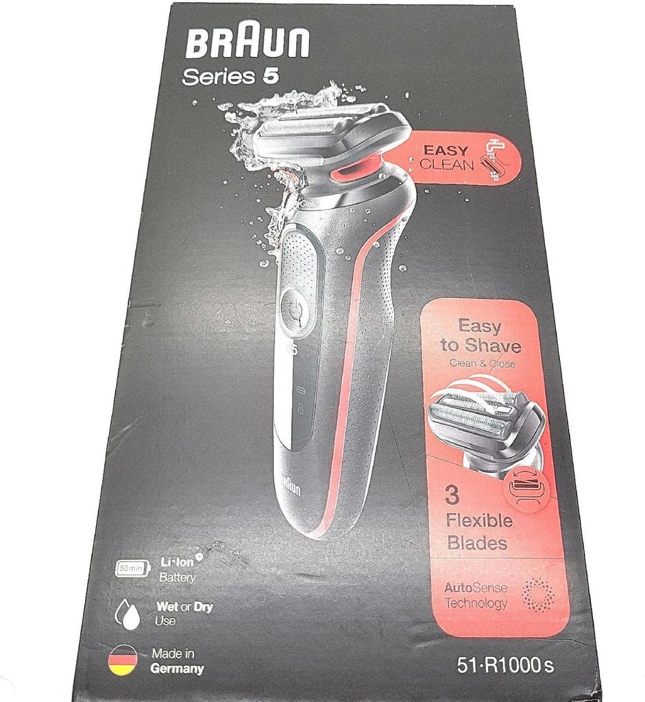 Braun | Rasoio | 51-R1000s | Autonomia (max.) 50 min | Immagine del prodotto 