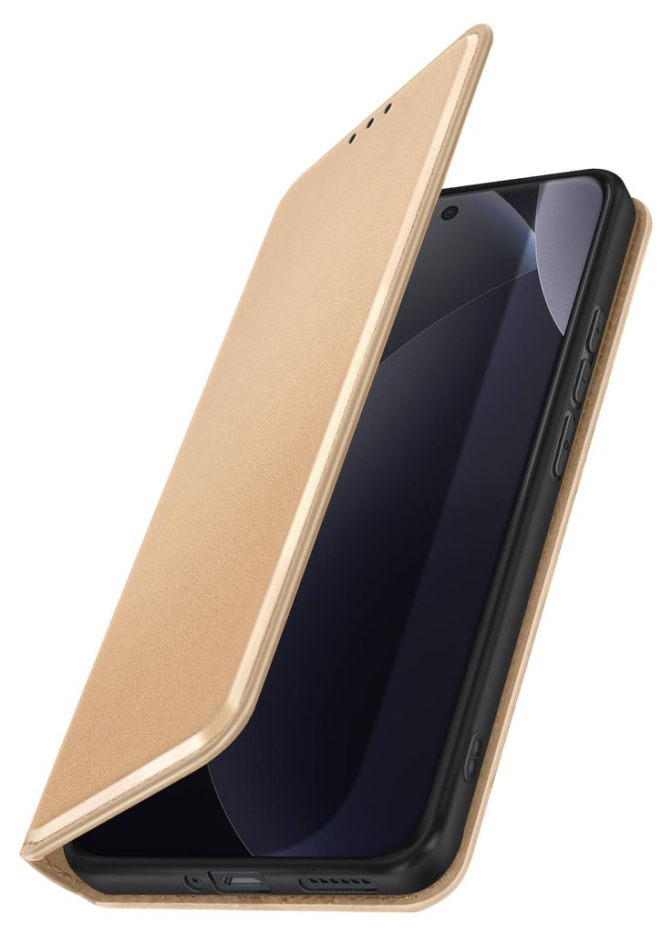 Avizar, Klappetui mit Kartenfach und Ständer für Redmi Note 15 Pro Plus 5G, Gold