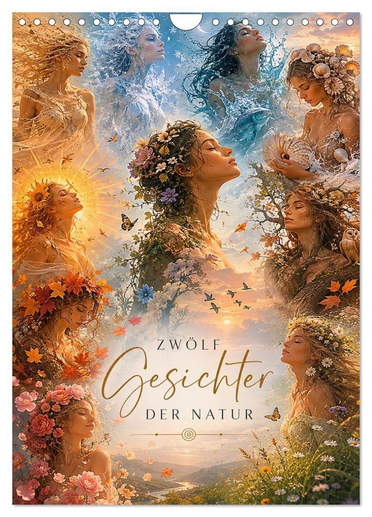Zwölf Gesichter der Natur (Wandkalender 2027 DIN A4 hoch), CALVENDO Monatskalender