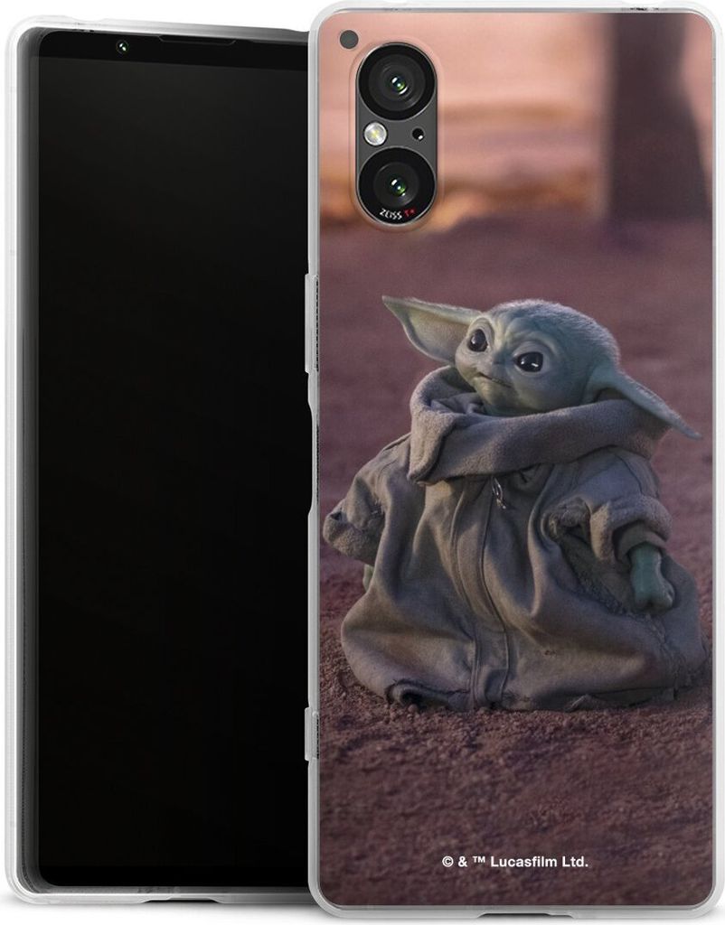 DeinDesign Handyhülle für Sony Xperia 5 V Silikon Hülle Case Smartphone Schutzhülle Star Wars Baby Yoda The Child