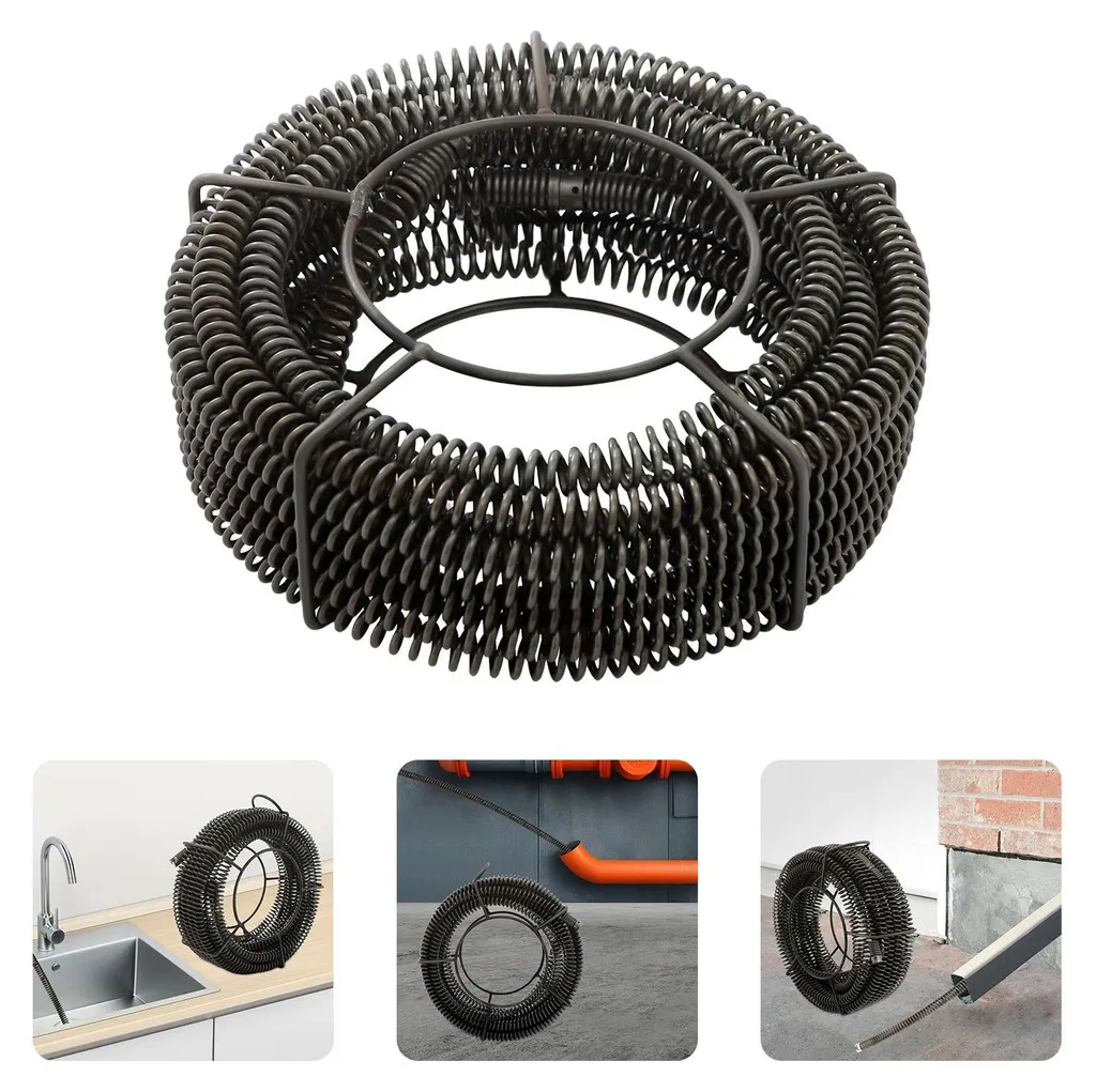 Furet de dégorgement flexible 14m compatible machine 150 avec support
