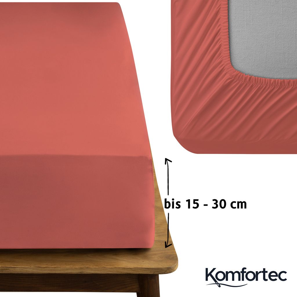 Komfortec Spannbettlaken 160x200 cm, Bettlaken Produktbild 5