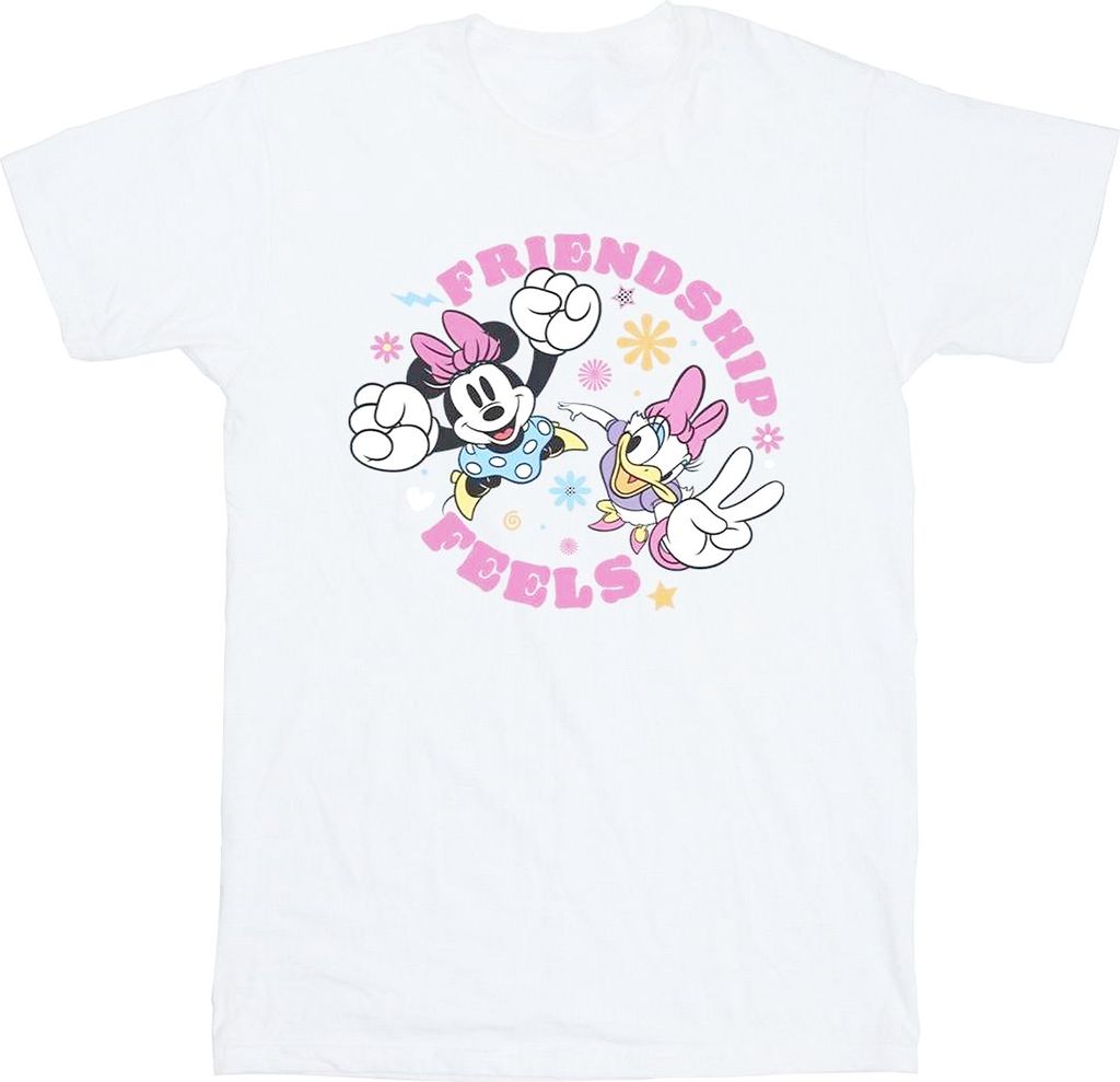 Disney - "Friendship" T-Shirt für Herren BI41878 (S) (Weiß)