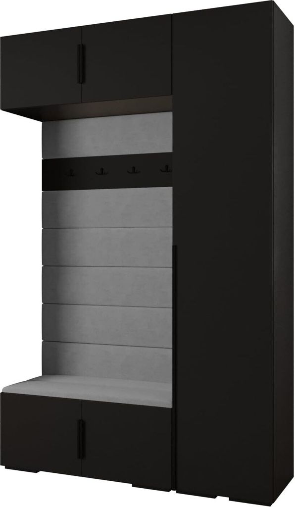MEBLE KRYSPOL Inova 1 Möbelset Garderobe, 236,7x150x47cm - Produktbild 