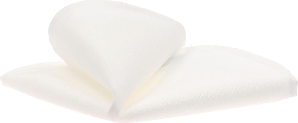 VENTI Herren Einstecktuch 25x25cm Baumwolle gewebt Creme Produktbild 
