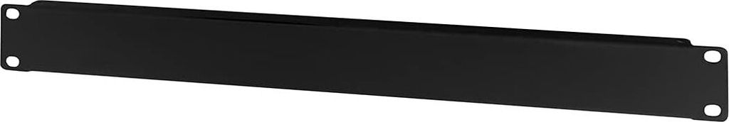 LogiLink 19" Blindplatte 1 HE schwarz (RAL9005)