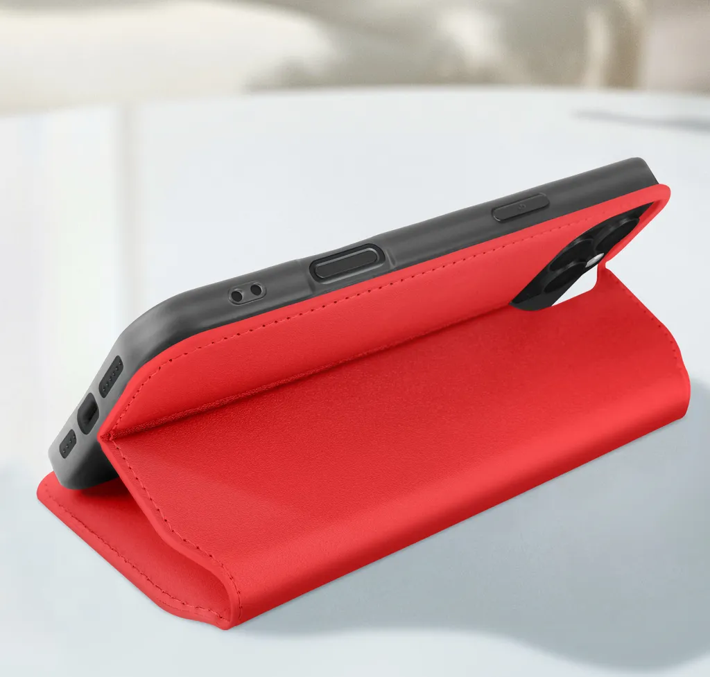 Custodia Avizar Apple iPhone 16 Pro Max Rossa - Look Professionale - 3