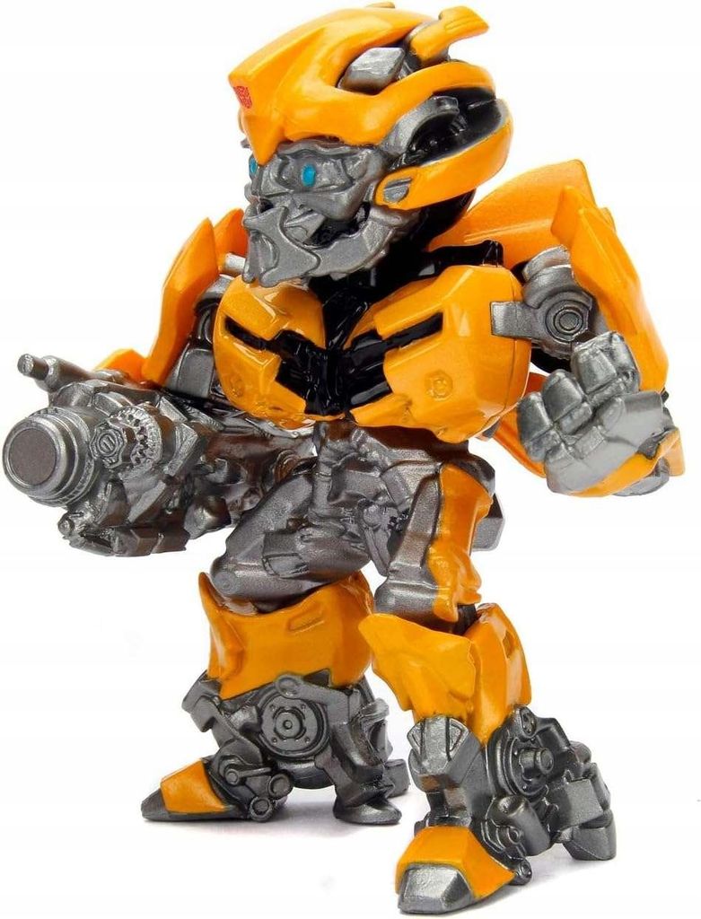 Jada Toys Transformers Bumblebee Figur, 10 cm, Die-Cast, Sammelfigur, gelb, 253111001