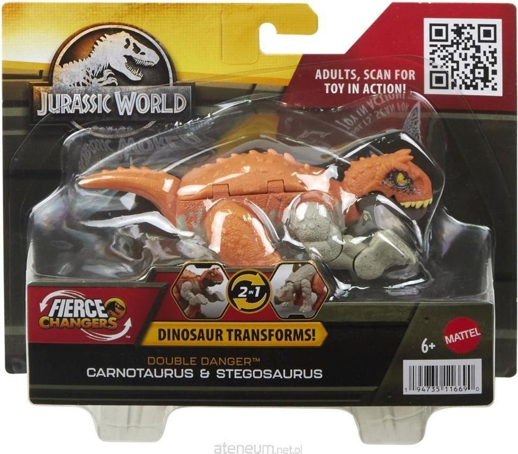 Mattel Jurassic World Transforming Carnotaurus et Image du produit 