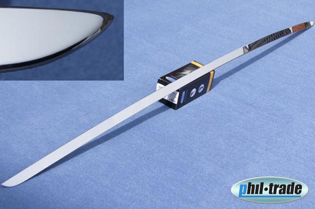EDELSTAHL CHROM KOFFERRAUMLEISTE UNTEN für NISSAN QASHQAI J10, J10+2 | 2006-2013