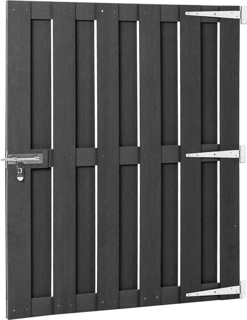 vidaXL Gartentor WPC 100x112 cm Grau Produktbild 