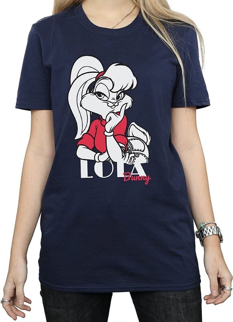Looney Tunes - "Classic" T-Shirt für Damen BI966 (XL) (Marineblau)