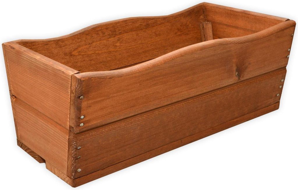 ROJAPLAST Dřevěný truhlík 44 cm - hnědý 48/8 Obrázek produktu 