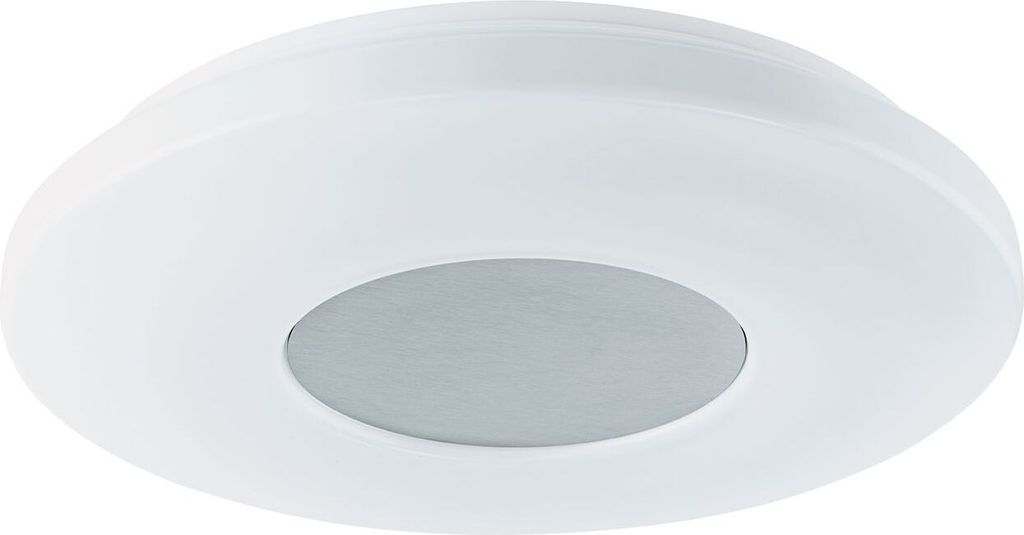 Eglo LED Rund nickel matt Deckenlampe Deckenleuchte Weiß Lampe Leuchte 75429