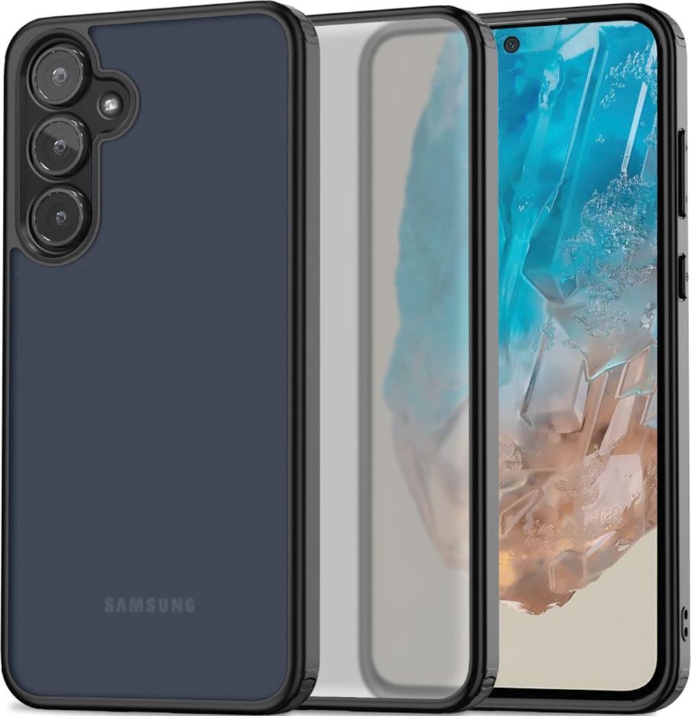 Tech-Protect MagMat Hülle für Samsung Galaxy M35 5G - Schwarz Matt