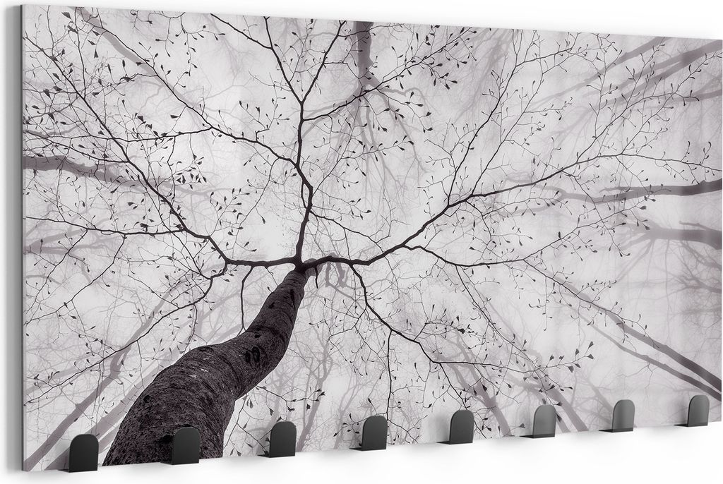 DEQORI Kleiderhaken Glas 60x30 cm 'Stille Resilienz' Wand Garderobe beschreibbar Paneel
