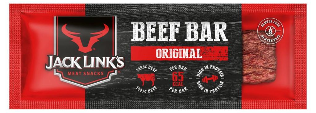 Jack Links Beef Bar Original, uzené hovězí tyčinka, 22,5 g Obrázek produktu 