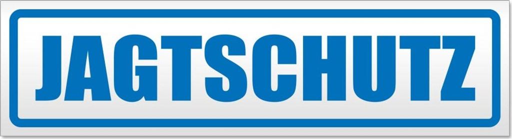 Jagtschutz Magnetschild Schild magnetisch