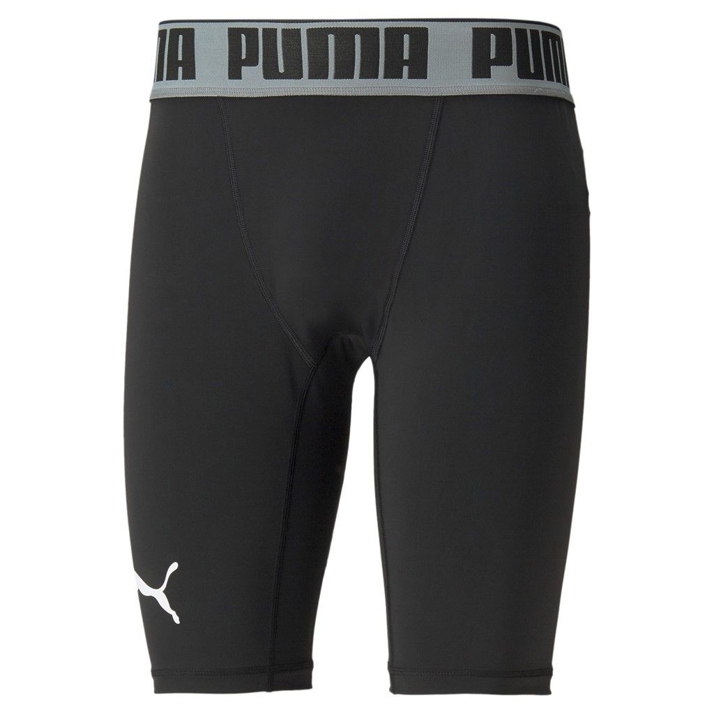 PUMA BBall Compression Shorts Herren Basketball Sport Hose 605078 Schwarz, Bekleidungsgröße:XXL